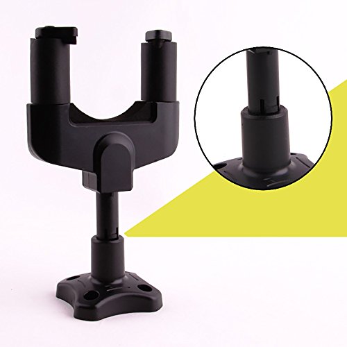 ZEALUX Guitar Hook Wallmount Guitar Hanger, Fit for All String Instruments (Black) (NO.1) - Thumbnail 7