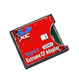 Original Extreme Wireless WiFi SDHC SDXC Card Slot to CF Type I Compact Flash Memory Card Adapter for SLR Camera Card