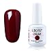 Elite99 Soak-off Gel Polish Lacquer Nail Art UV LED Manicure Varnish 15ml DarkRed 1577