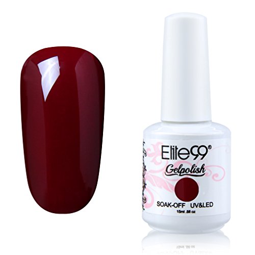 Elite99 Gelpolish Color Gel Soak-off UV LED Gel Polish Nail Art Polish Manicure Varnish 15ml DarkRed Elite99 Gelpolish Color Gel Soak-off UV LED Gel Polish Nail Art Polish Manicure Varnish 15ml DarkRed