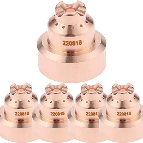 Marvedi 220818 Plasma Cutter Shield Cap 5Pcs for PMX 65 85 HRT MRT Amperage 45A-85A Plasma Torch