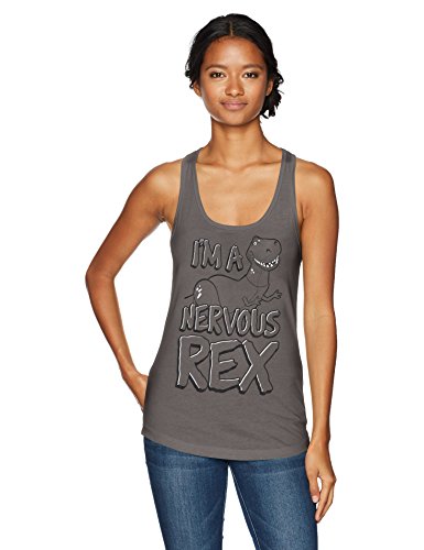 DisneyDisney Women's Slim Pixar Toy Story Nervous Rex Ideal Racerback Graphic Tank Top