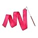 Crystallove 5pcs 39Inch Gymnastics Rhythmic Color Ribbon with Stick Dance Streamers