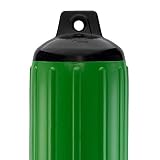 Taylor Made Products 974622 Super Gard Inflatable Vinyl Boat Fender, 6.5 x 22, Lime Green