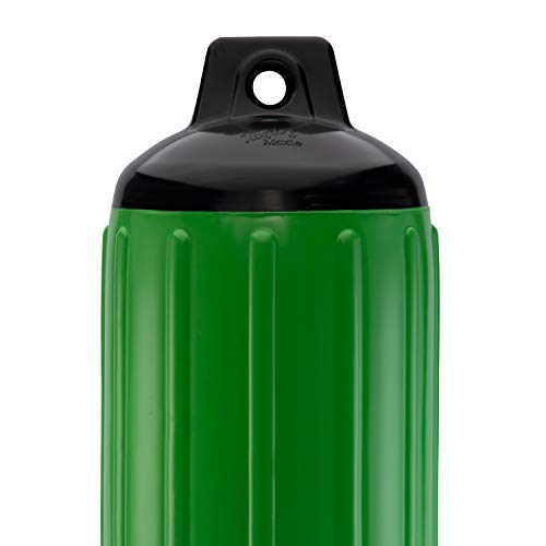 Taylor Made Products 974622 Super Gard Inflatable Vinyl Boat Fender, 6.5 x 22, Lime Green