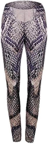 TOYSHOME Women Leopard Print Sport Leggings Yoga Pant Running Tights High Waist Stretch Fitness Trouser Womens Skinny High Waisted Leopard Animal Print Leggings Brown Stretch Trouser Comfy Trouser