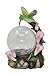 Moonrays 92365 Hummingbird Globe Garden Statue with Solar Powered Color-Changing LED, Multicolor