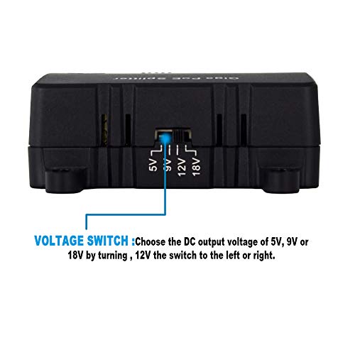 PoE Splitter Gigabit Network-Repeaters, Wall Mountable Adjustable Voltage Output PoE Powered IEEE 802.3af/at Compliant POE+ Injector - Thumbnail 2