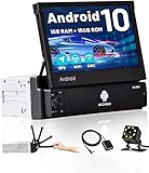 Android 10.1 Car Stereo with GPS WiFi, Single Din