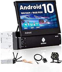 Android 10.1 Car Stereo with GPS WiFi, Single Din