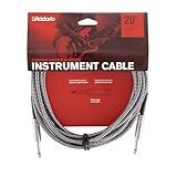 D'Addario Instrument Cable, Grey, 20 feet