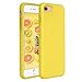 Pelipop iPhone SE Case(2020),iPhone 8 Case, iPhone 7 Case, Yellow Colorful Slim Fit Anti-scratch Soft TPU Gel Silicone Skin Frosted Protective iPhone Cover for iPhone SE/7/8(Yellow)
