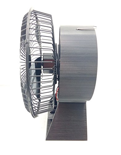 VODA New Designed 3 Blades Heat Powered Stove Fan about 175 CFM Protective Cover More Safe Comfortable