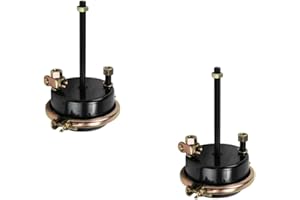 Mytee Products 2 Pack Type 24 Service Brake Chamber w/Mounting Hardware & Clevis Assembly Replaces 24SC, Bendix 288809 225926 800825, Freightner 19QE486 HDX SC24L