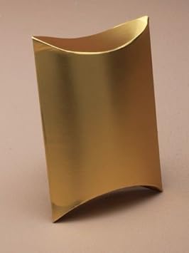 Beautiful Mini Gold Pillow Boxes Pack Of 12 Perfect For