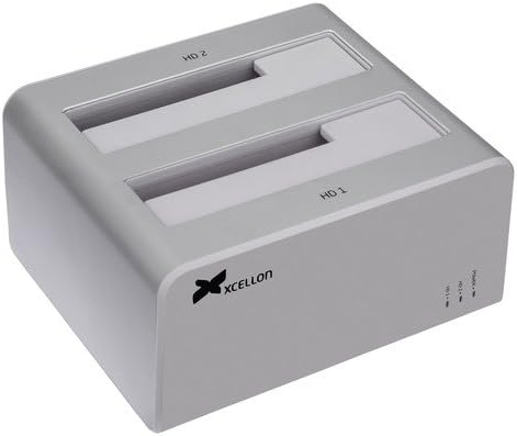 Xcellon HDD-202 USB Type-C to Dual 2.5/3.5" HDD/SSD Docking Station