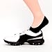 Best BASIC Casual No Show Socks for Men - Guaranteed Non-Slip - Black Large 3 pairs