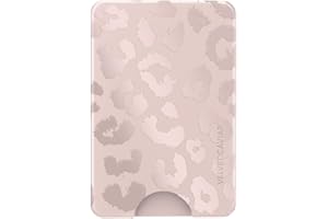 VELVET CAVIAR compatible with MagSafe Wallet - Magnetic Card Holder Wallet for iPhone 15/14/13/12 or Phone Cases compatible with MagSafe - Nude Leopard (Holds 1-3 Cards)