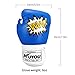 KUYOU Kids Boxing Gloves, Pu Kids Children Cartoon Sparring Boxing Gloves Training for Kids Adults (Blue, Kids (5-12 Years Old))
