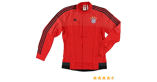 Amazon.com: adidas FC Bayern MUNCHEN Himno chamarra Roja, Rojo, M : Ropa,  Zapatos y Joyería