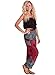 Happy Trunks Harem Pants - S M L XL 2XL - Womens Plus Hippie Bohemian Yoga Elephant Pants (Medium, Red Honeycomb)
