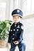 Dress Up America Deluxe Police Dress Up Costume Set - Includes Shirt, Pants, Hat, Belt, Whistle, Gun Holster and Walkie Talkie (T2),Blue,T2