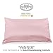 Fishers Finery 25mm 100% Pure Mulberry Silk Pillowcase, Good Housekeeping Winner (English Rose, Queen)