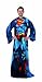 Superman Comfy Throw - DC Comics Fleece Blanket Sleeves