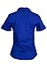 Ladies Cuffed Short Sleeve Button-Up Dress Shirt, Multiple Colors S-3X
