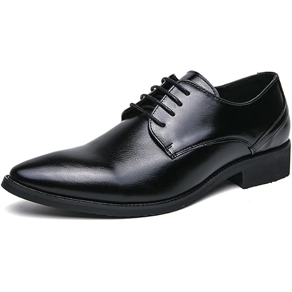 Mens Dress Shoes Cap Toe Business Shoes Formal Oxfords Wedding Shoes US SIZE EBa