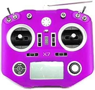 IRCtek Silicone Case Protective Cover Shell for Frsky ACCST Taranis Q X7 X7S Transmitter (Purple)