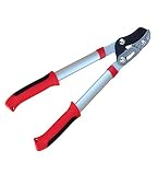 TABOR TOOLS GB19A Anvil Lopper with Compound Action, Chops Thick Branches with Ease, 19 Inch Aluminum Tree Trimmer, Branch Cuttter with 1 1/2 Inch Clean Cut Capacity.
