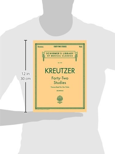 42 Studies: Transcribed for Viola (Schirmer's Library of Musical Classics, Volume 1737)