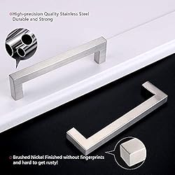 96mm Cabinet Pulls Brushed Nickel Cabinet Handles