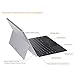 EADOU Microsoft Surface Pro 6 Keyboar Case/Surface Pro 5 (Pro 2017) / Pro 4 / Pro 3 Cover(12.3 in.), Surface Case with Keyboar, 7-Color LED Backlit, Lightweight Slim Wireless Keyboard