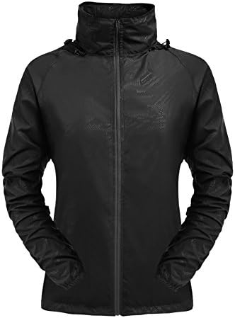YOUNG RONG Women Long Sleeves Outdoor Running Windbreaker Jacket Send Halloween gifts