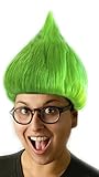 Green Troll Wig Troll Doll Hair Costume Wig for Adults and Kids