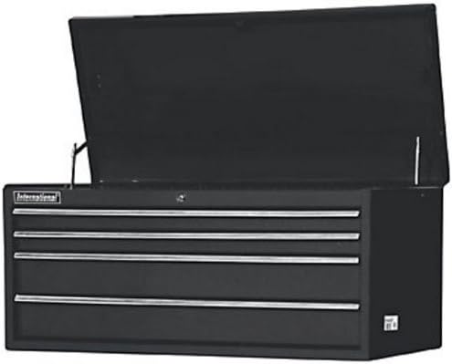 International WRT-4204BK 42-Inch Workshop Series Tool Chest with Ball Bearing Drawer Slides