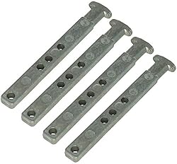 WRS 4-Hole Die Cast T Shaped Pivot Bar - 4 Pack