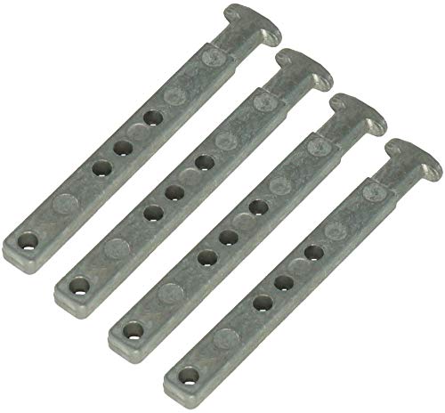 WRS 4-Hole Die Cast T Shaped Pivot Bar - 4 Pack
