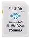 Toshiba 32GB FlashAir SDHC Wireless Wi-Fi Memory Card Model SD-R032GR7AL03A