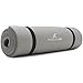 ProsourceFit Extra Thick Yoga and Pilates Mat ½” (13mm), 71-inch Long High Density Exercise Mat with Comfort Foam and Carrying Strap, Greythumb 1