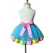 Baby Girls & Little Girls Layered Tiered Rainbow Ruffle Tutu Skirt with Bow