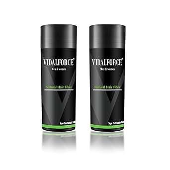 VidalForce Haarpuder & Fixierspray Set – Sofort Dichteres Haar, Kaschiert Schüttere Stellen (versch. Farbtöne)