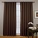 ECLIPSE Fresno Modern Blackout Thermal Rod Pocket Window Curtain for Bedroom (1 Panel), 52