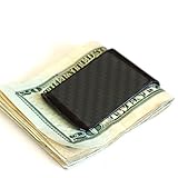 Money Clip Real Carbon Fiber, Luxury, Business Card Credit Card Cash Wallet
