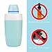 StarryBay Portable Mini Clean Cool Mist Humidifier/UltraQuiet Desk Personal Air Humidifier with LED/Perfect for Travel, Home, Office,Bedroom or Car/Silent humidifiers for Allergy Baby (Blue)