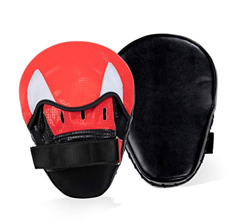 image for Juvale Boxing Punching Mitts - 1-Pair Punching Pads, Shock Absorbent H