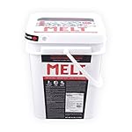 Snow Joe MELT25CCP-BKT 25-lb Flip-Top Bucket with Scoop Professional Strength Calcium Chloride Pellet Ice Melt