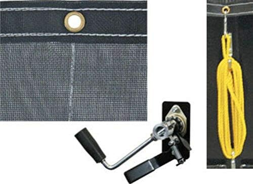 Buyers Products Dump Tarp Roller Kit - 5 1/2ft. x 14ft. Mesh Tarp, Model Number DTR5514